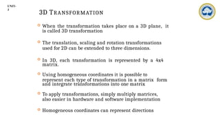 Comprehensive Guide to 3D Transformations in Computer Graphics and ...