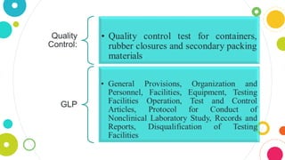 PHARMACEUTICAL QUALITY ASSURANCE _UNIT 3 Quality Control | PPTX