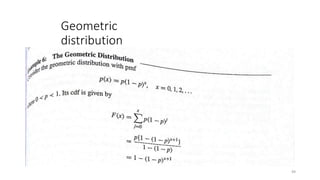Geometric
distribution
49
 