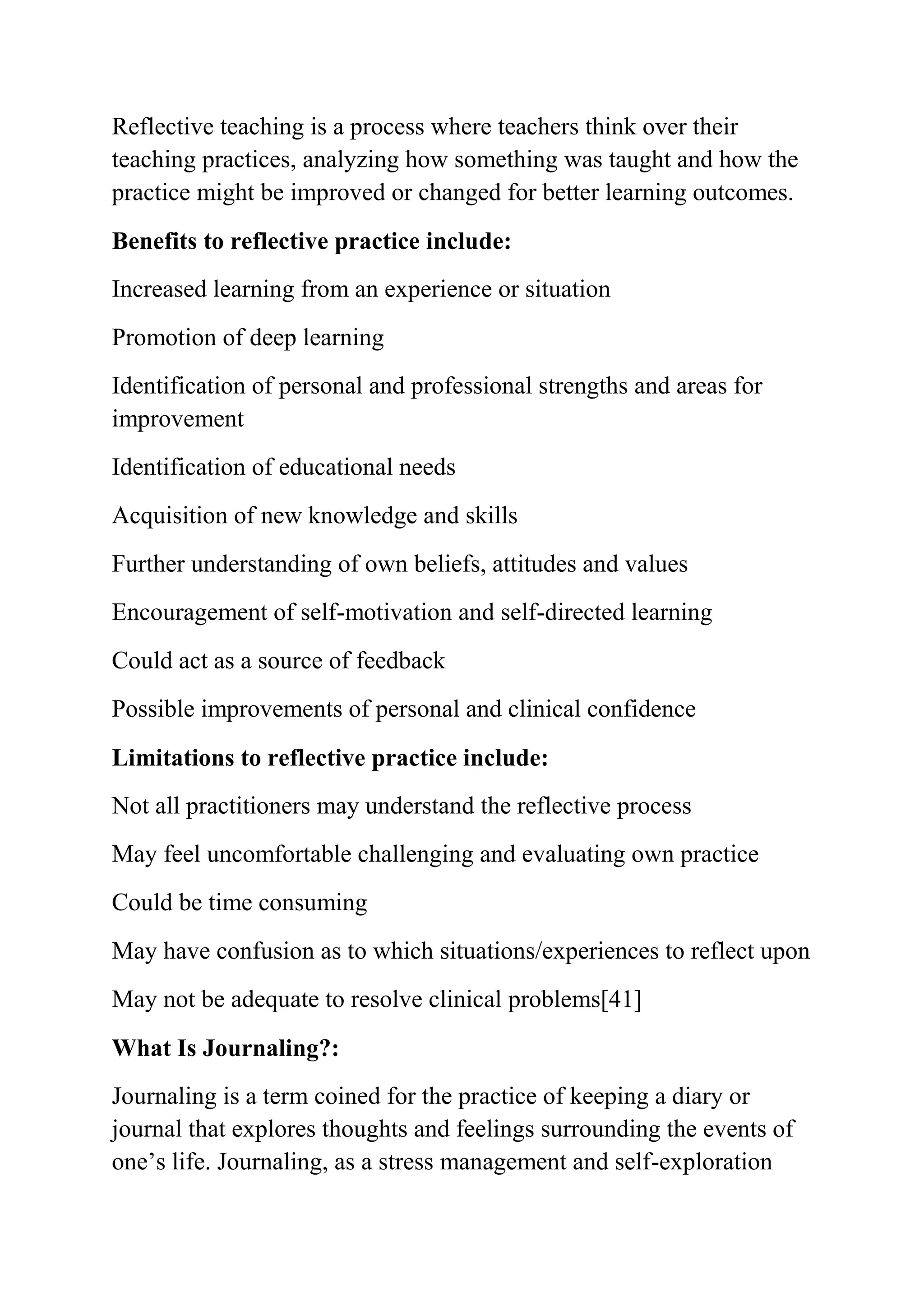 Unit 3 reflective_practice[1] | PDF