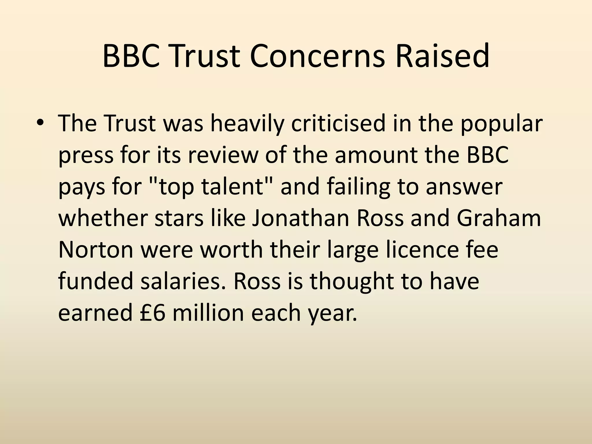 ImplicationsMedia is a very competitive industry and one which is very central to specific areas. It is also a very fickle industry whereby people and products can be dropped instantly.It is an ever changing industry where skills learnt in can be void within 6 months of learning them