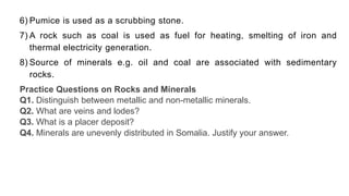 Q3 Rocks UNIT 3 Rocks and Minerals.pptx, Ores and Alloys | PPTX