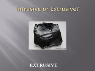 EXTRUSIVE 
 