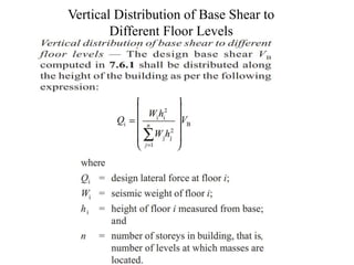 EVALUATION OF SEISMIC FORCES AS PER IS 1893_2016 | PPTX