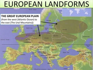 Unit 3 social. Geography of Europe | PPTX