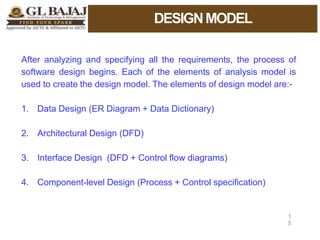 Software Engineering Unit 3 PPT Software Design | PPTX