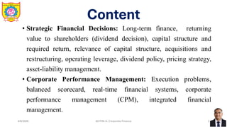 Liability Management Restructuring Unit 3 Strategic Corporate Financial Decisions and Performance ...