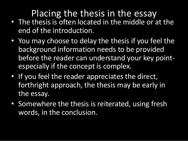 Dissertation avoidance complex