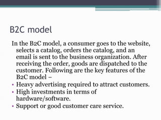 Unit 3 types of e commerce | PPTX