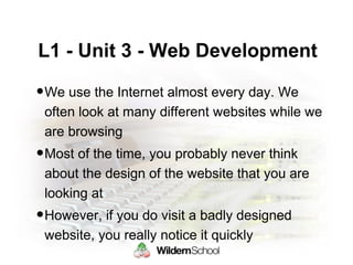 Unit 3 web development | PPT | Internet for Beginners | Internet