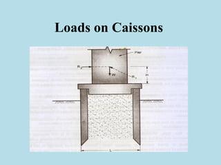 Loads on Caissons
 