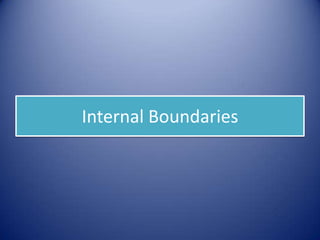 Internal Boundaries
 