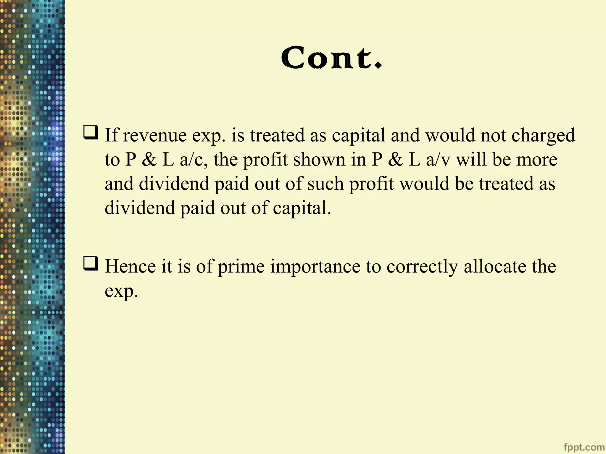 Unit 4 Capital and Revenue Expenditure | PPT
