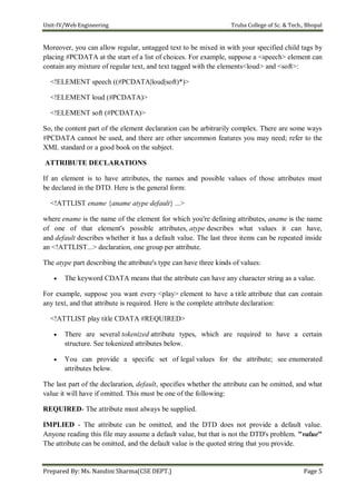Web engineering UNIT IV as per RGPV syllabus | PDF