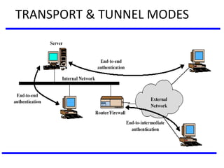 TRANSPORT & TUNNEL MODES
 