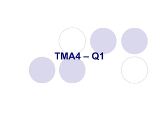 TMA4 – Q1
 