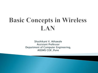 Basic Concepts in Wireless LAN | PPT