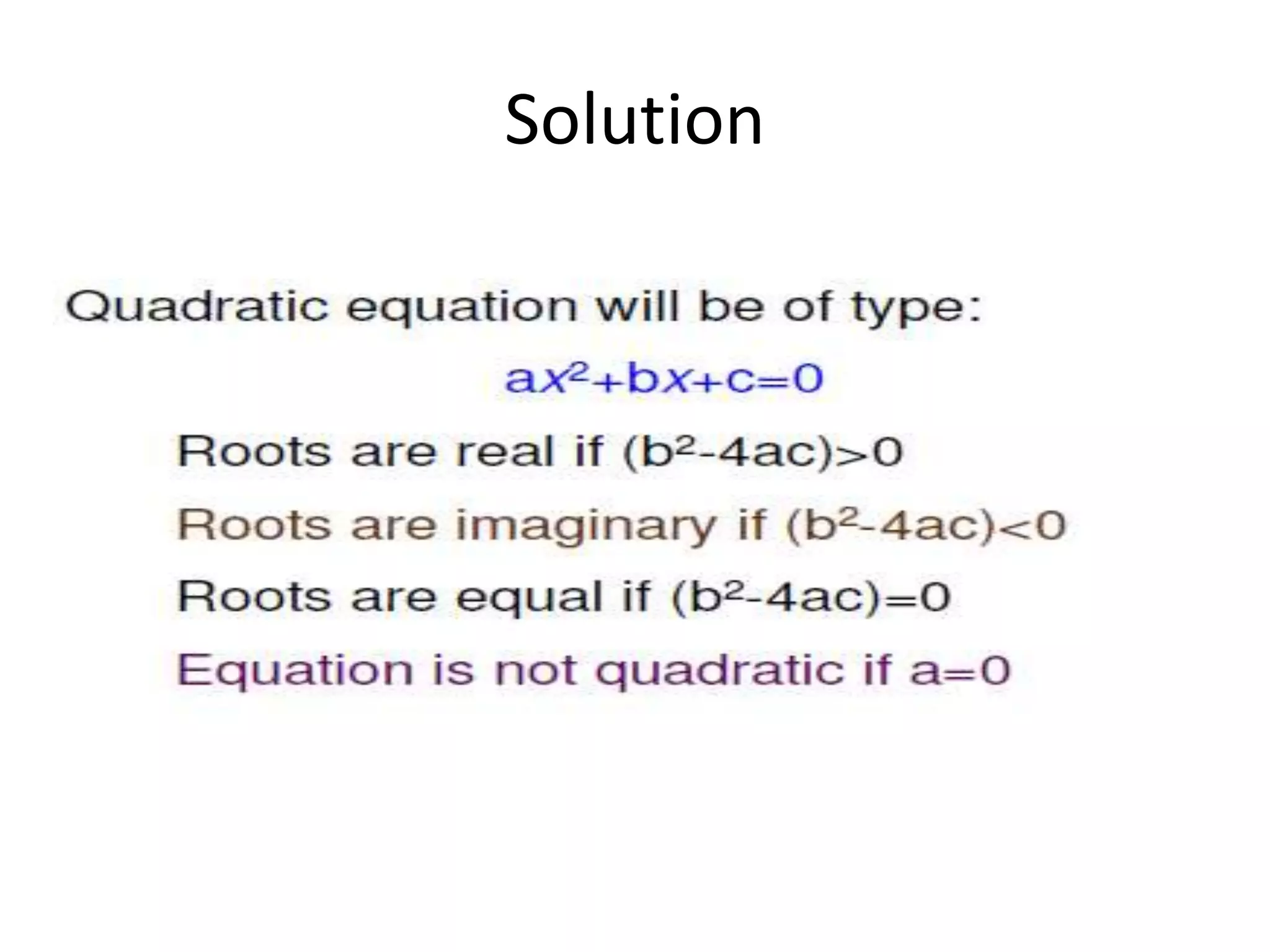 Solution
 
