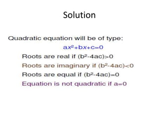 Solution
 