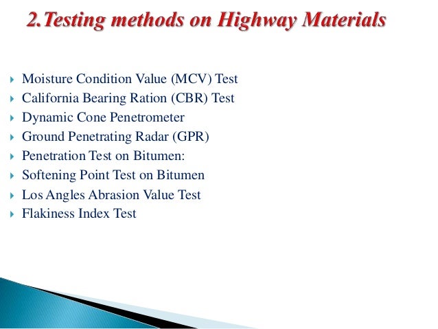 Highway Construction Material Practice 9