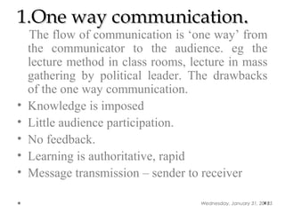 Communication- Learning ppt | PPT
