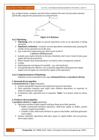 query processing and optimization | pdf | database... Query Processing, Query Optimization and Transaction | PDF