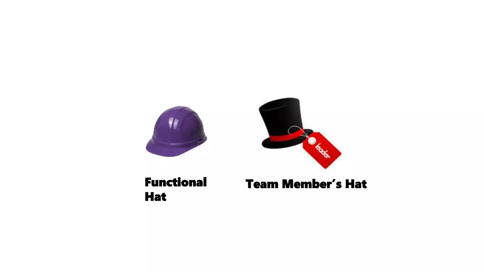 Functional
Hat
Team Member’s Hat
 