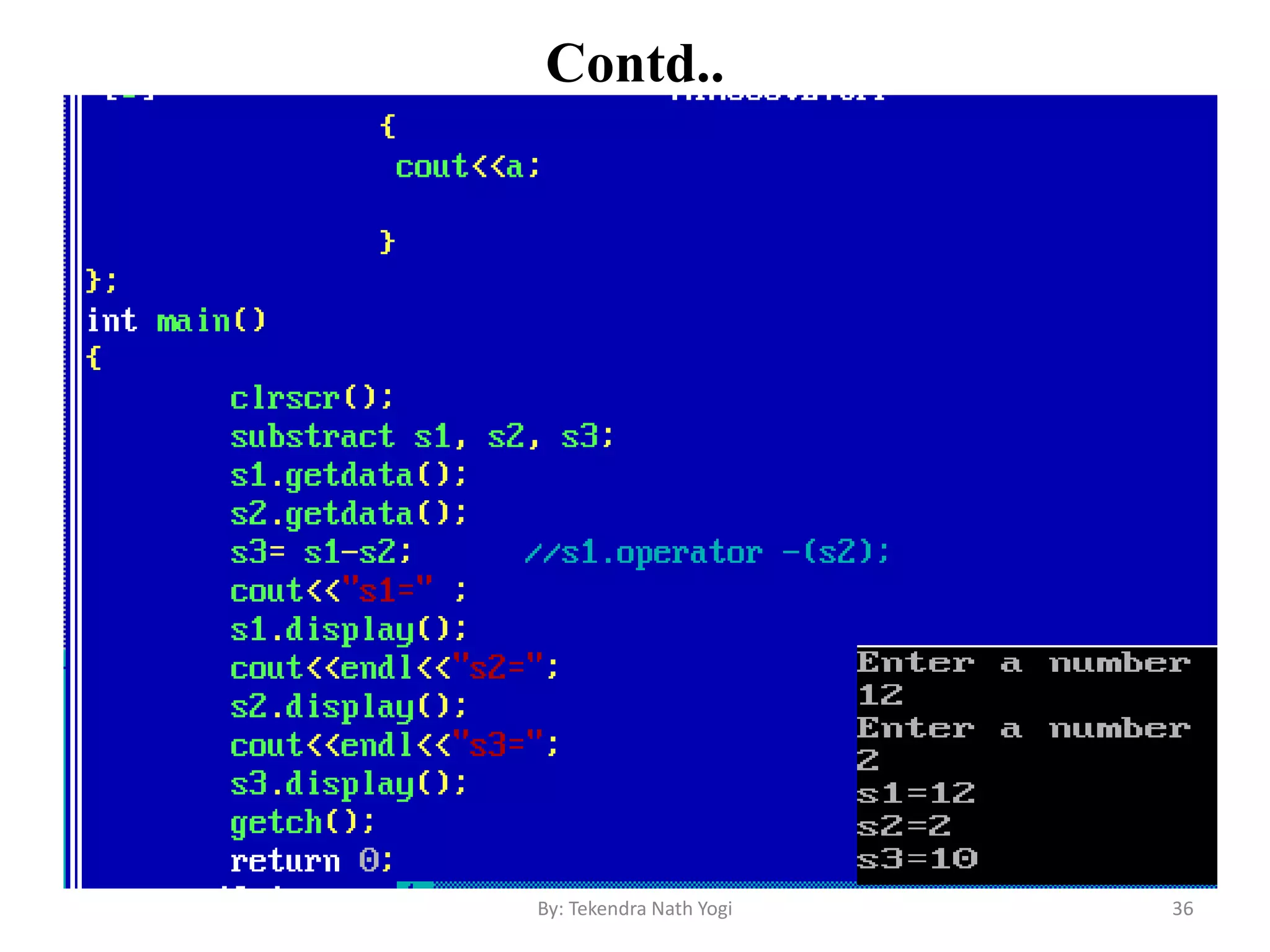 Contd..
36By: Tekendra Nath Yogi
 
