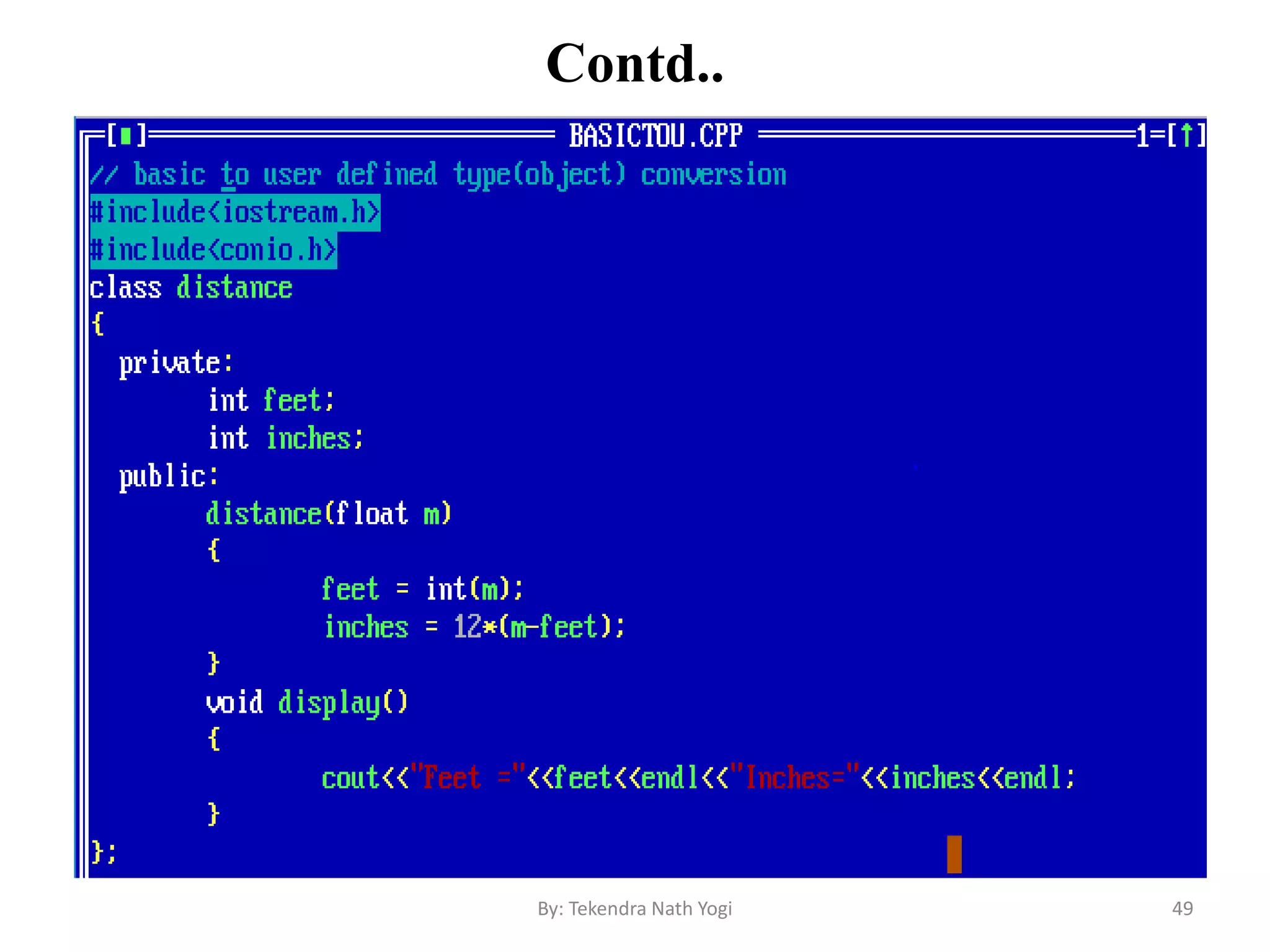 Contd..
49By: Tekendra Nath Yogi
 