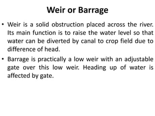 Spillways and Diversion Headwork's | PPTX