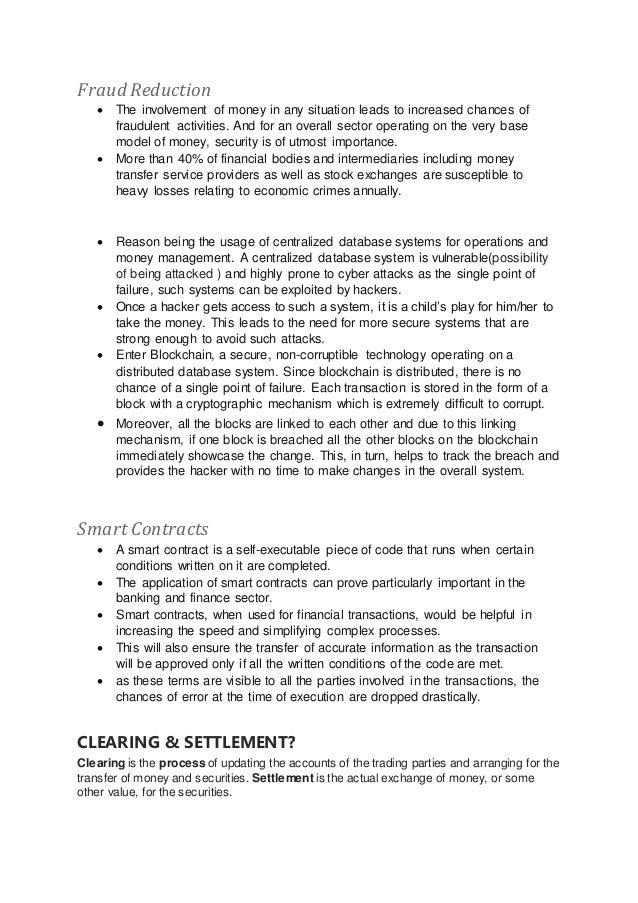 Use Case Of Block Chain Unit 4 Aktu