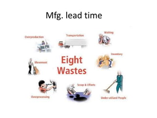 Mfg. lead time
 