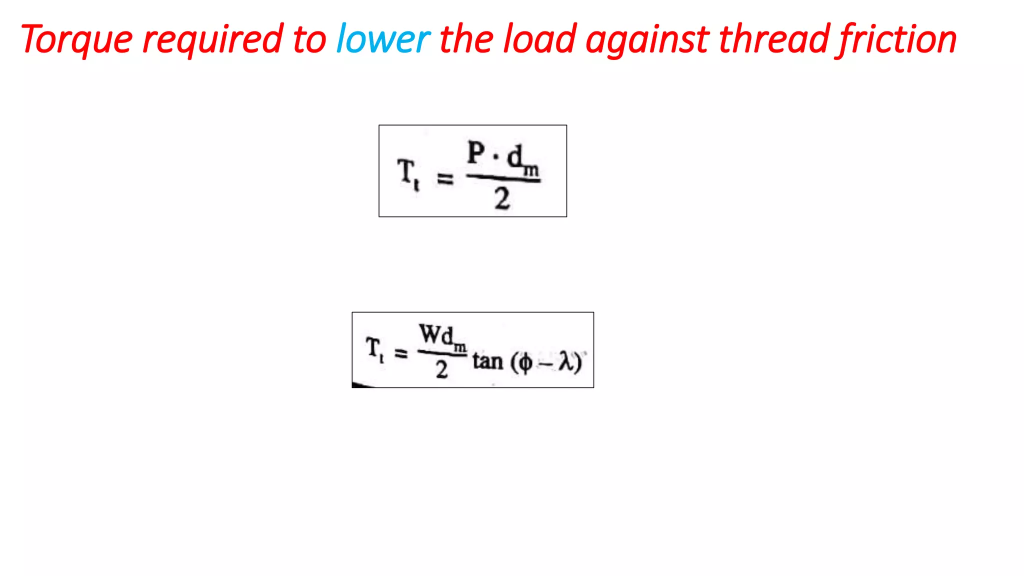 Unit 4 Design of Power Screw and Screw Jack | PDF