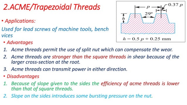Unit 4 Design of Power Screw and Screw Jack | PDF