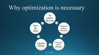 optimization techniques in pharmaceutical product development | PPTX