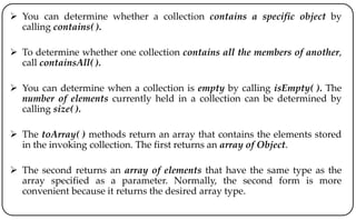 Lambdas, Collections Framework, Stream API | PPTX
