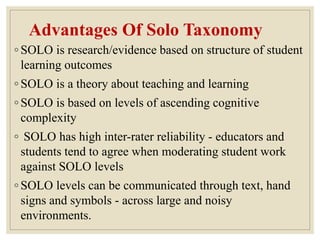 Unit 4. Solo taxonomy..pptx