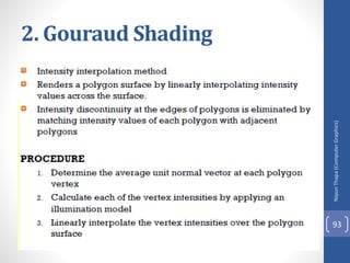 2. Gouraud Shading
Nipun
Thapa
(Computer
Graphics)
93
 