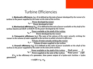 Turbine Efficiencies
 
