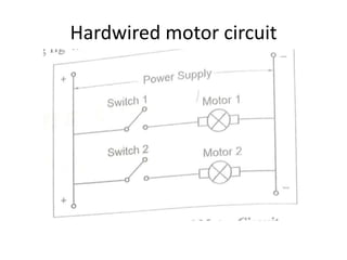 Hardwired motor circuit
 