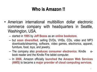 Basic ppt on cloud computing on amazon web | PPTX