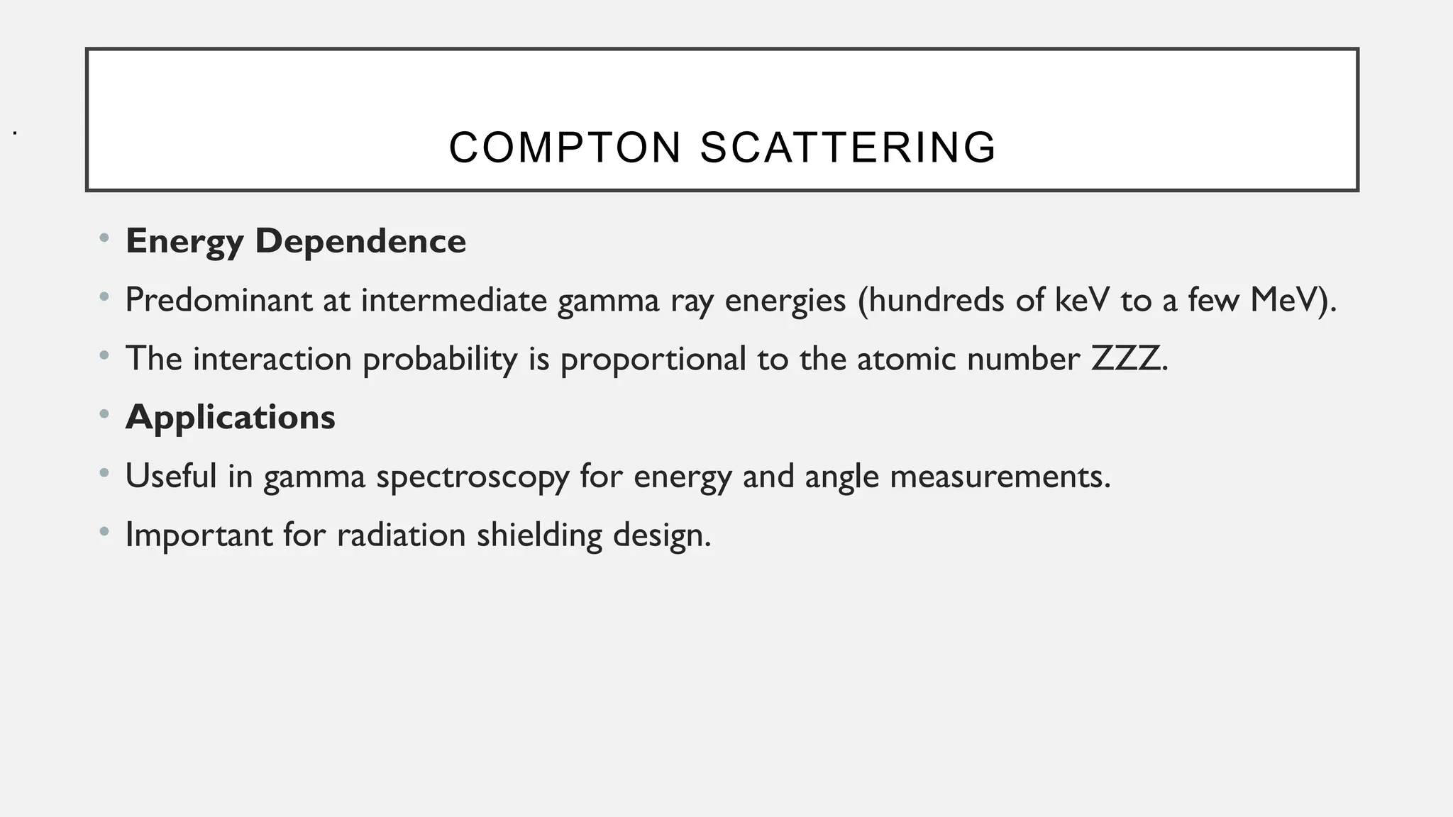 Interaction of nuclear radiation with matter | PPTX