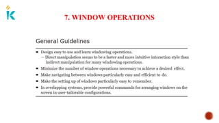 7. WINDOW OPERATIONS
 