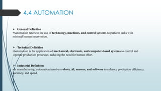 Manufacturing industries and products ppt | PDF