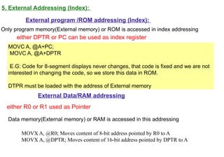 MICROCONTROLLER 8051- Architecture and registers | PPTX