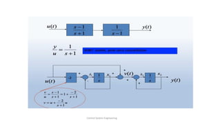 Control System Space Matrix Unit 4 .pdf state space analysis in control system | PDF