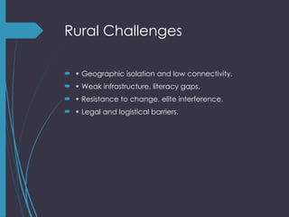 Non Rural Setting Role of NGO in Rural and Urban Setting.. | PPTX