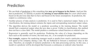 Making Predictions Using Data Examples Data warehousing and datamining _Classification.pptx