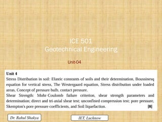 Geotechnical engineering notes for civil engineering | PDF