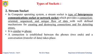 Unit 4.pdf TRANSPORT LAYER TCP and UDP, Services, Applications | PDF